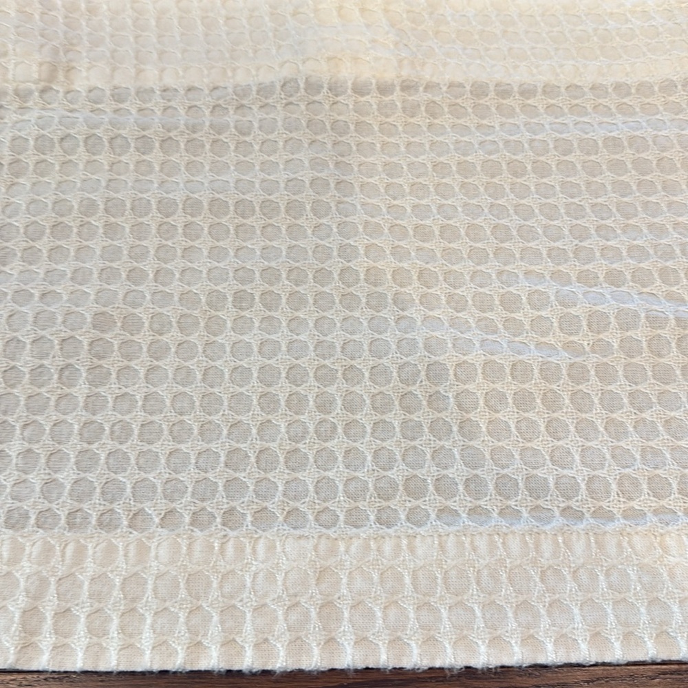 Threshold Cream Textured Valance Curtains - Picture 4 of 11